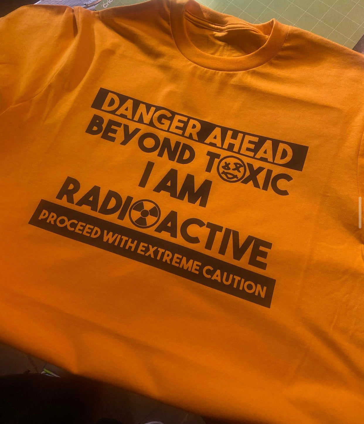 Danger Ahead...Radioactive Yellow