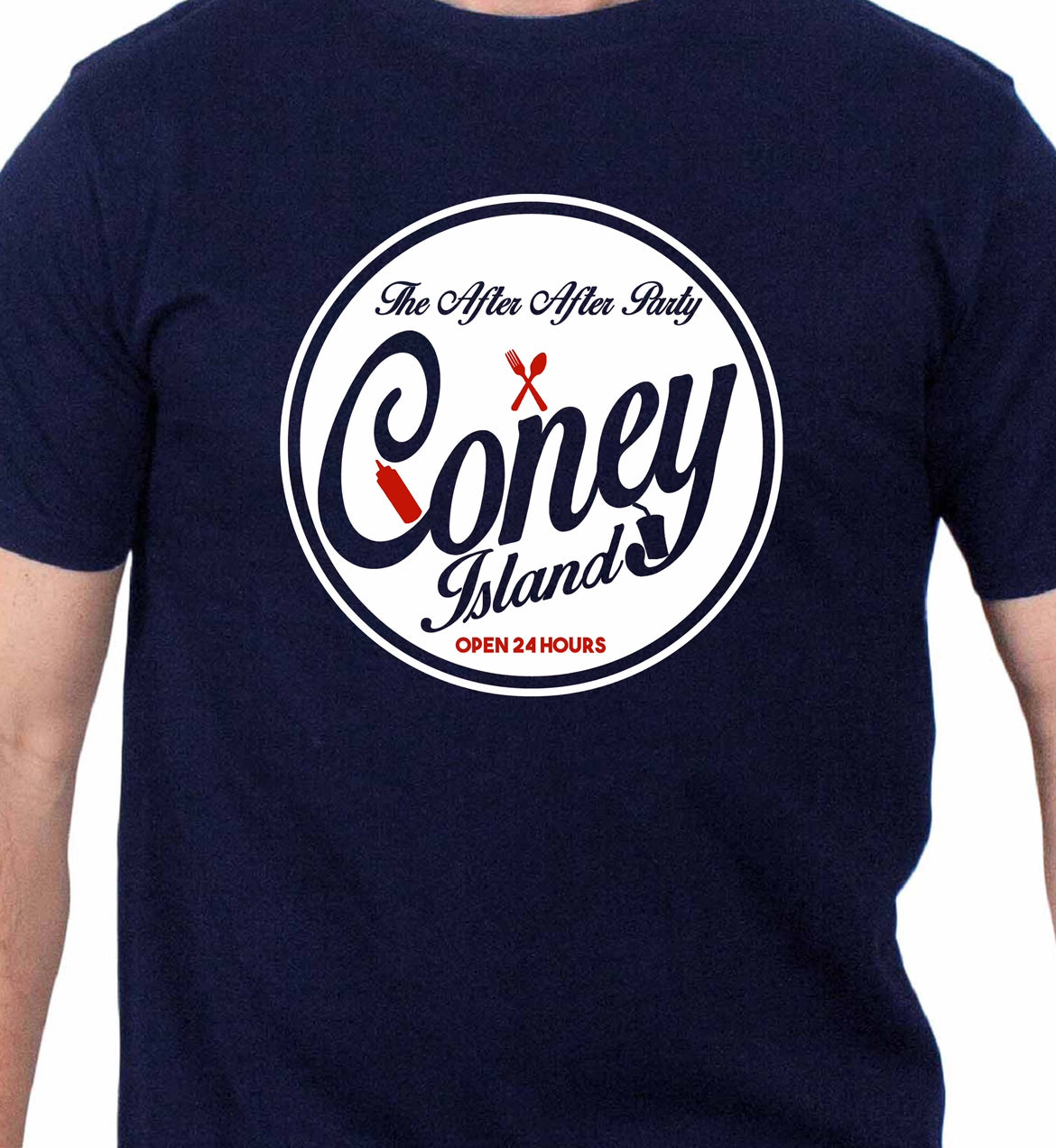 Navy Blue Coney Island t shirt