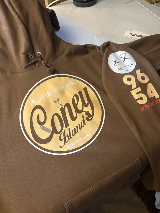 Coney Island Mocha Hoodie