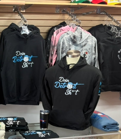 Doin Detroit Sh*t hoodie (Lions Colors)