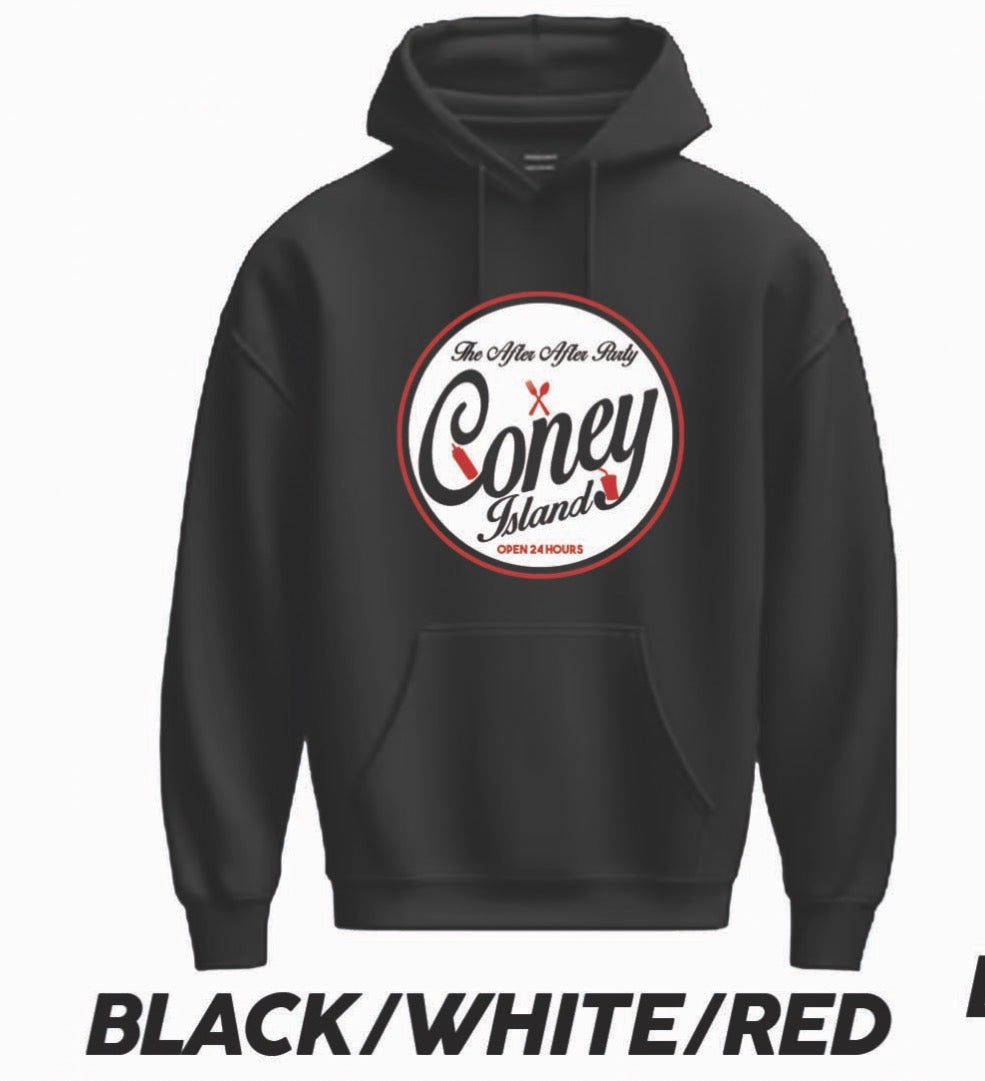 Coney Island Black Hoodie