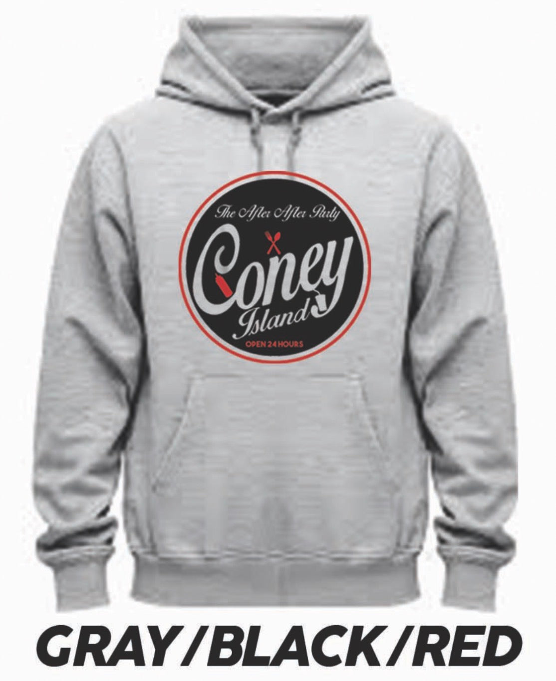 Gray Coney Island Hoodie