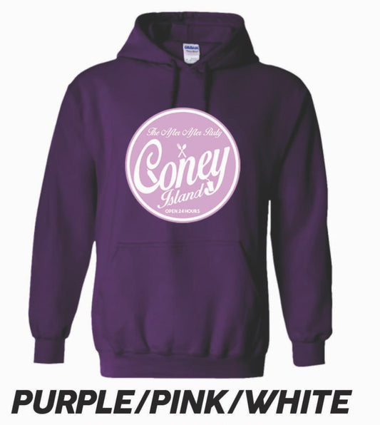 Purple Pink Coney Hoodie