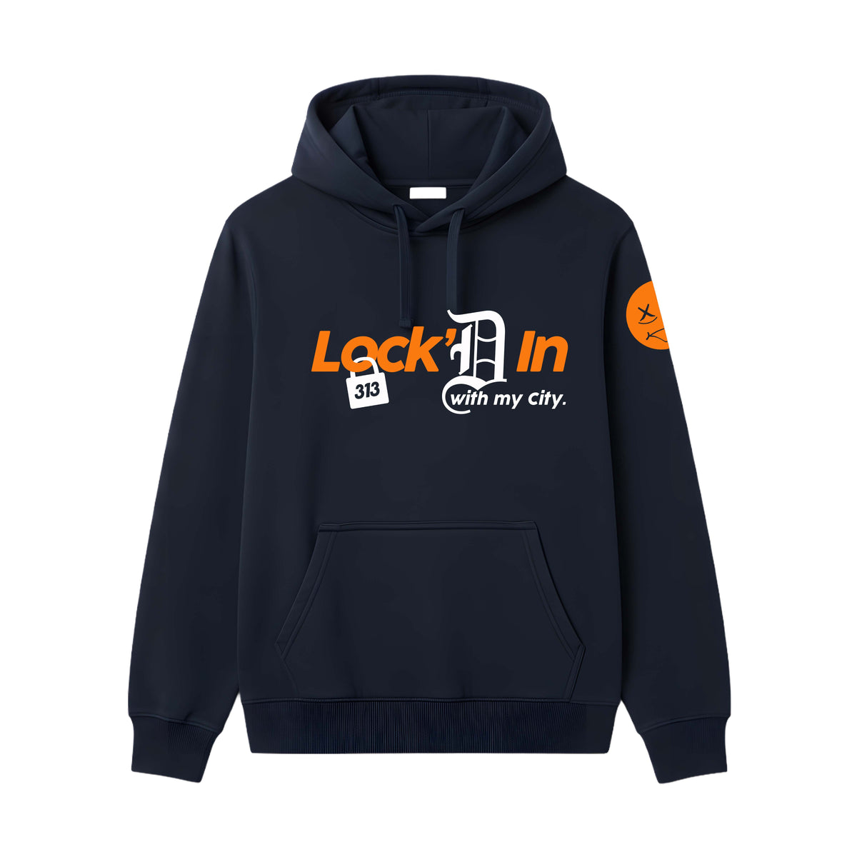 Lock'D In Navy/ Orange
