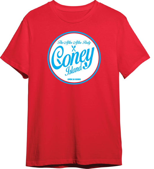 Red Summer Coney Island T Shirt