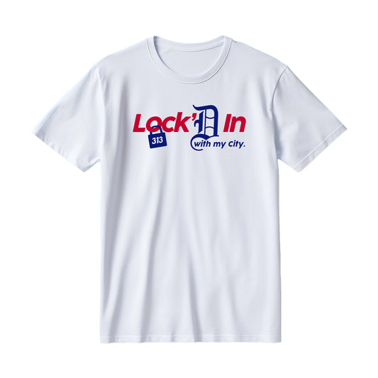 Lock'D In White/red/blue