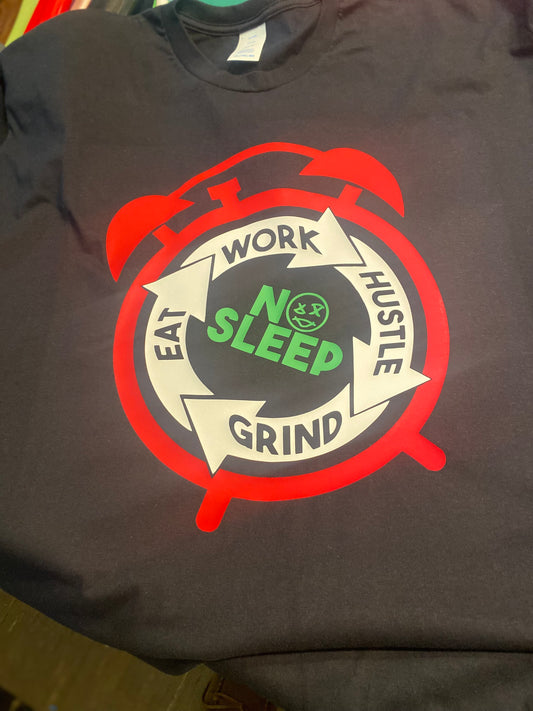 G.R.I.T.S. - No Sleep Edition Tee Black & White