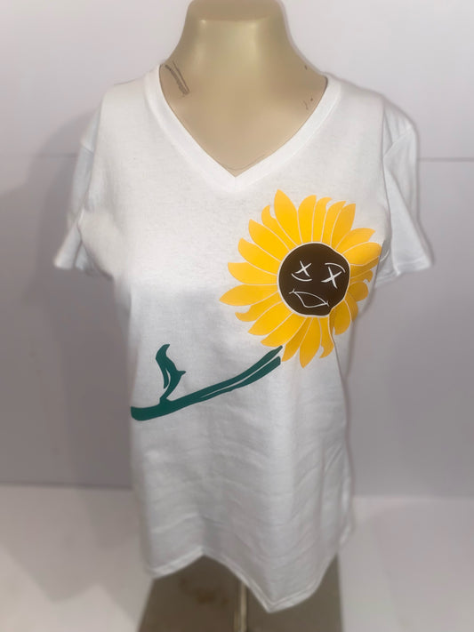 Sunshine White Tee